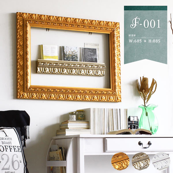 楽天市場】フレーム シャンパンゴールド 額縁 フレームのみ
