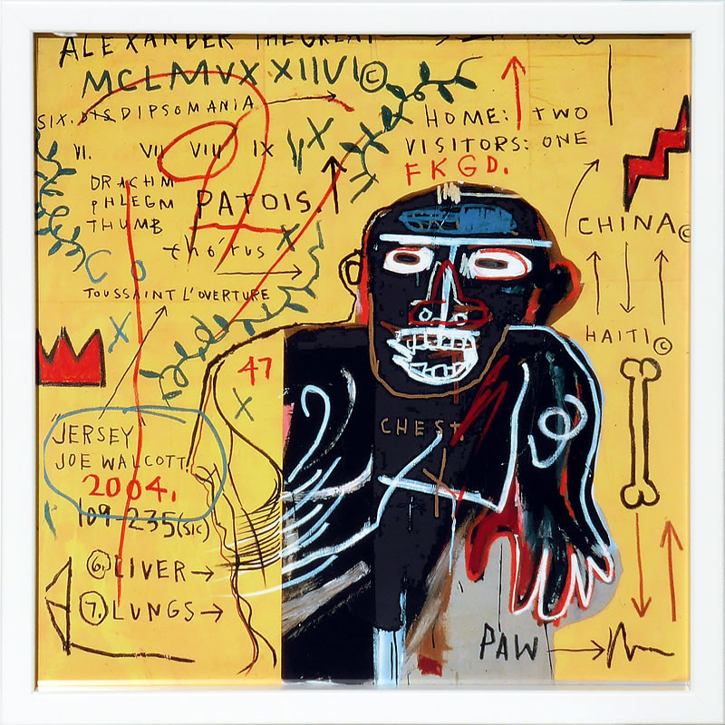 楽天市場】バスキア絵画 ポスター アートパネル アートポスター ポップ