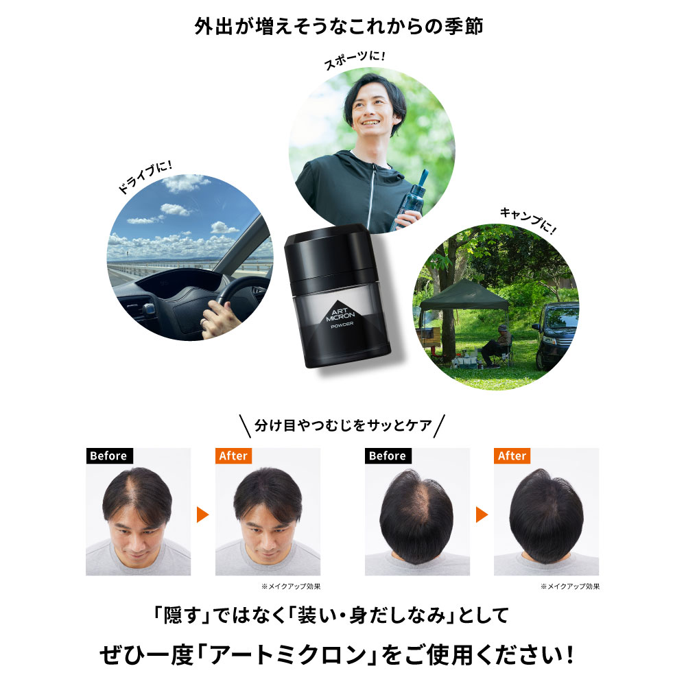 楽天市場】公式 アートネイチャー アートミクロン パウダー 20g 薄毛