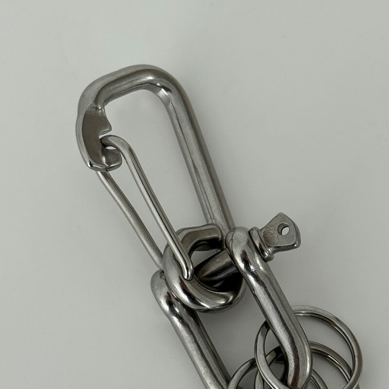 楽天市場】ステンレス製 スナップフック × ストレートシャックル