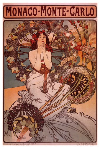 楽天市場】【アートポスター】モナコ・モンテカルロ(532×787mm