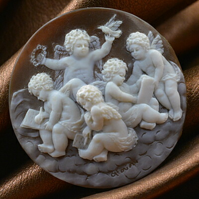 楽天市場】カメオ 天使 エンジェル シェルカメオ カメオ界の巨匠オッタ