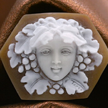 楽天市場】カメオ作品 バッカンテ お酒と豊穣を司る女神 イタリア製