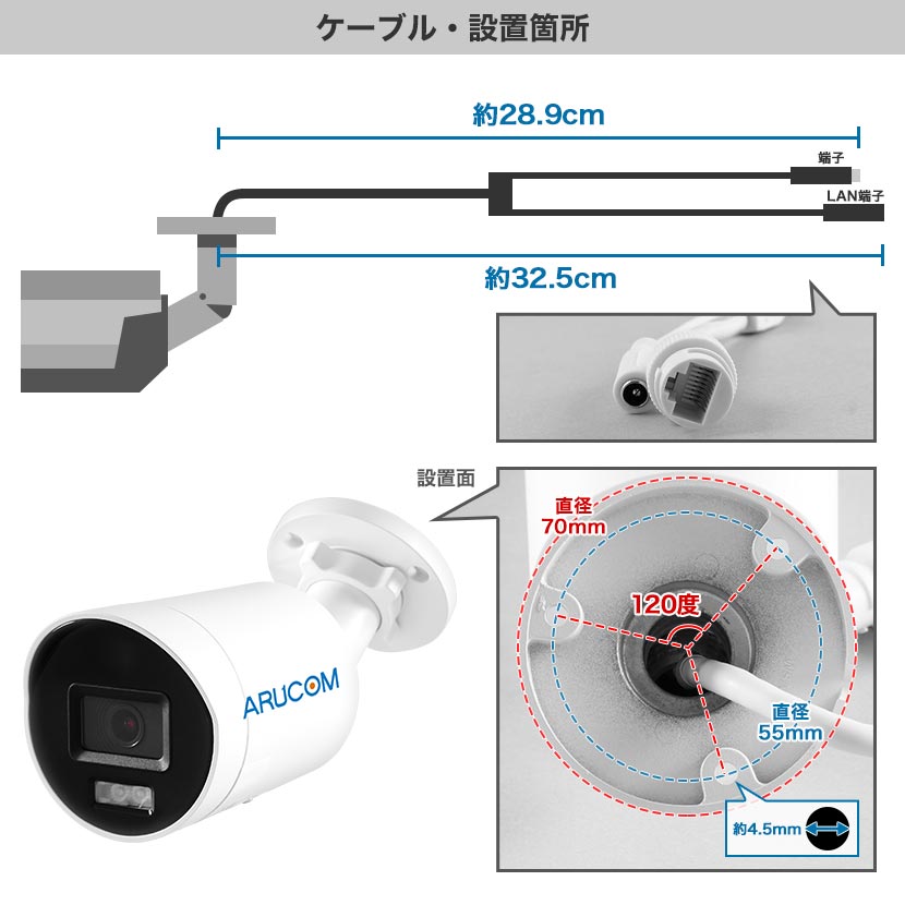楽天市場】【3/1ポイント13倍】送料無料 2年保証 防犯カメラ 屋外