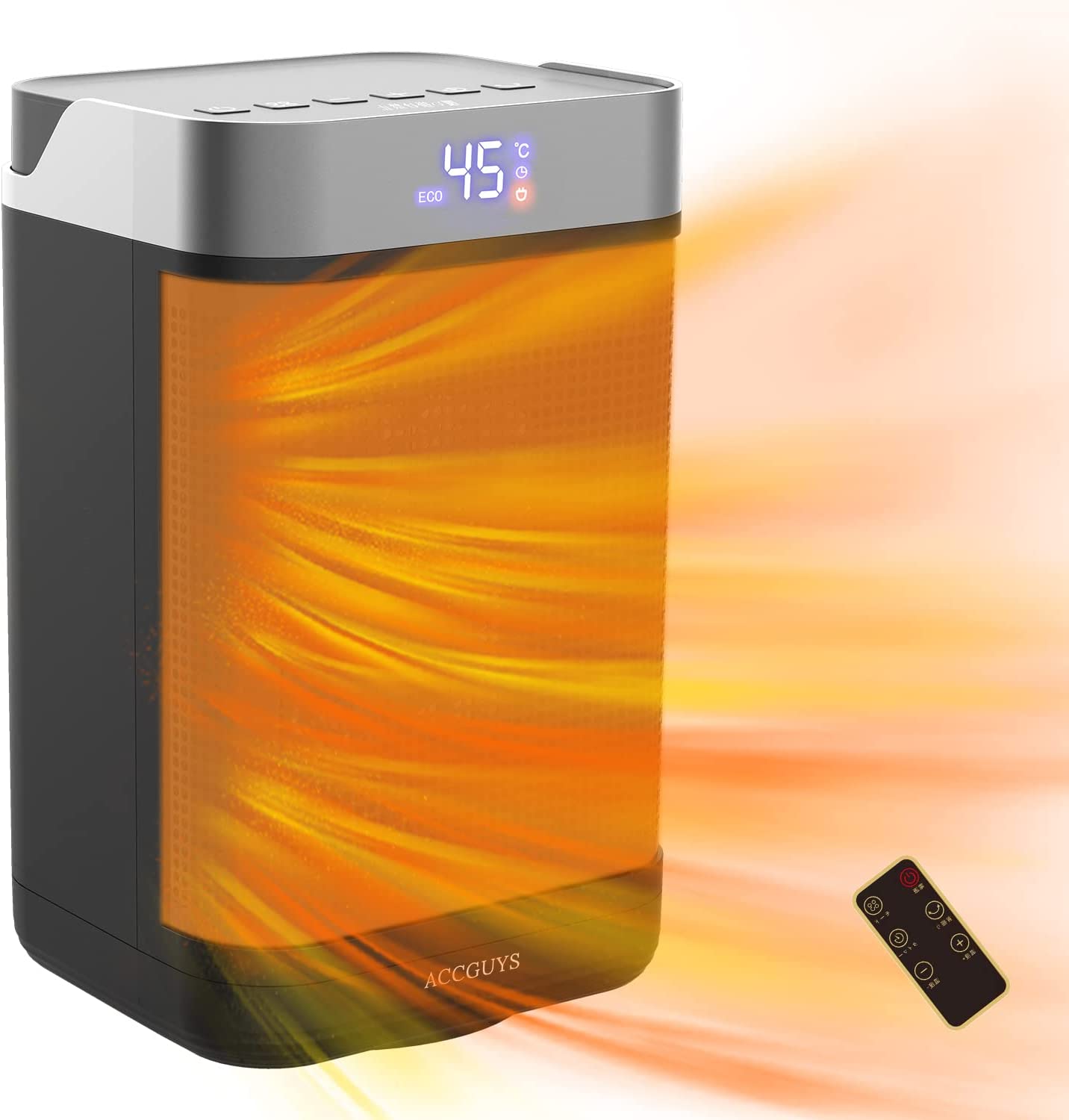 楽天市場】ヒーター 電気ストーブ 自動首振り90° セラミックヒーター 1