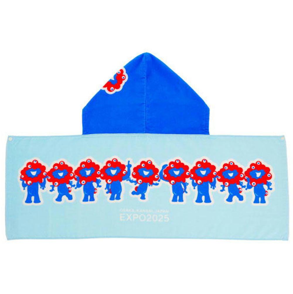 楽天市場】万博 ミャクミャク 羽織りタオル 2025大阪関西万博 デザイン