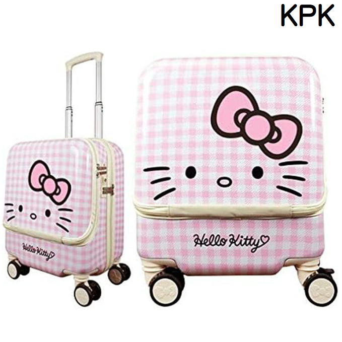 楽天市場】スーツケース ハローキティフロントポケット付 HK-SUC-04