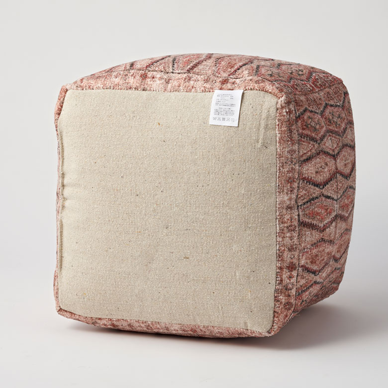 楽天市場】プフ クッション オットマン スツール オールドキリム風