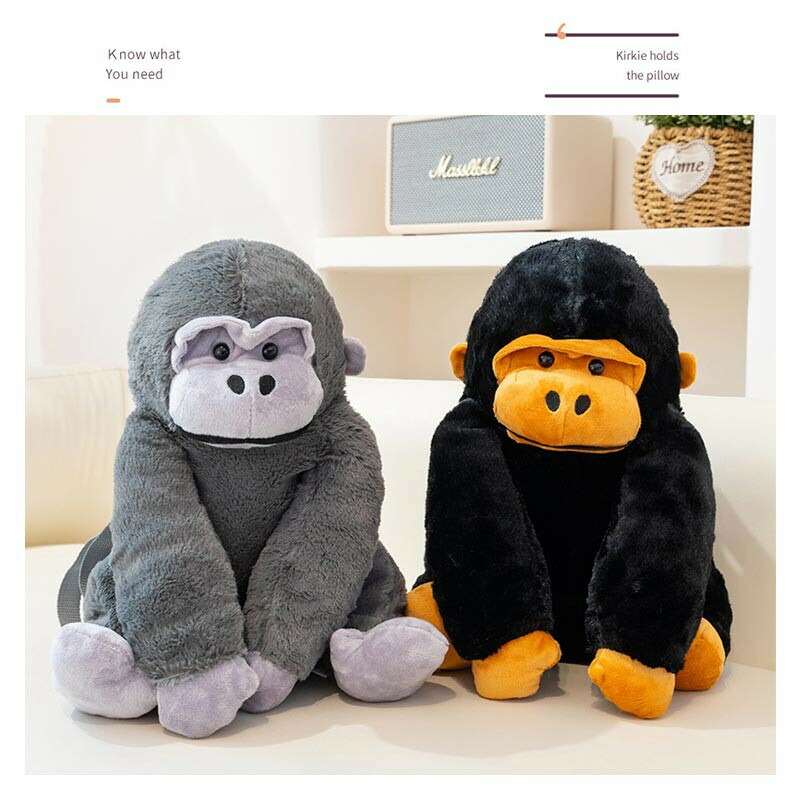 楽天市場】ゴリラぬいぐるみ・リュックサック 選べる2カラー携帯電話や