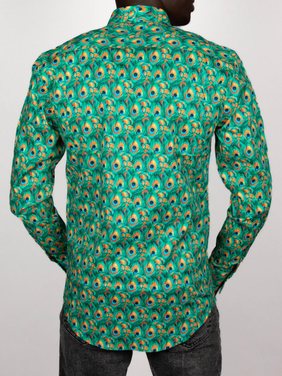 楽天市場】柄シャツ メンズ 長袖 ブランド 高級 大人 セレブ