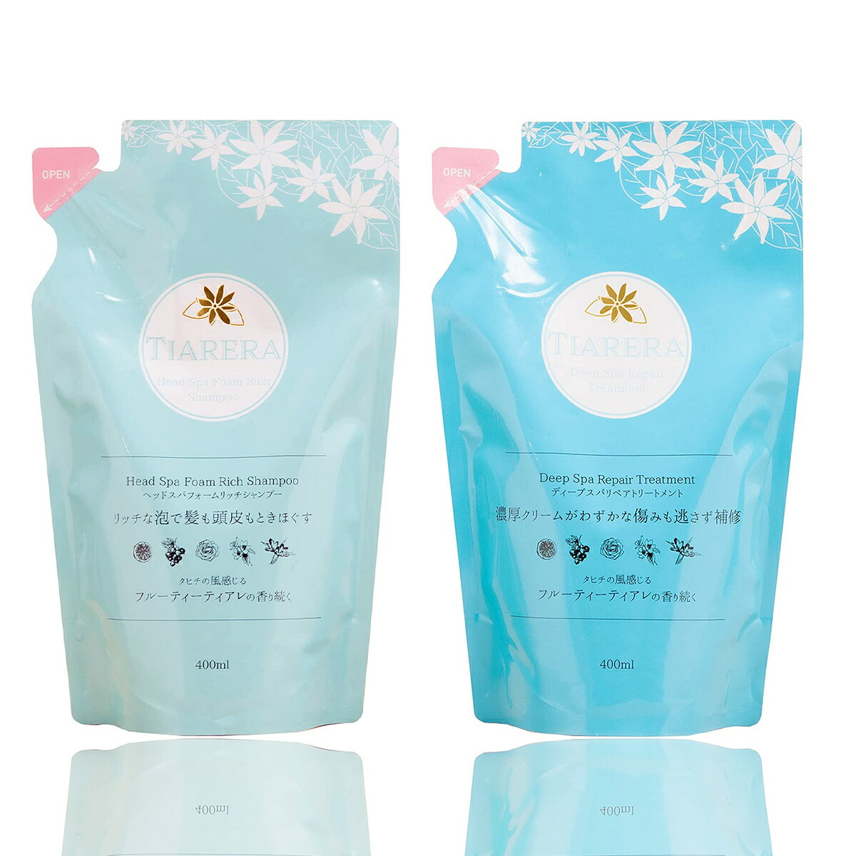 楽天市場】ティアレラ シャンプー (400mL) & トリートメント (400mL