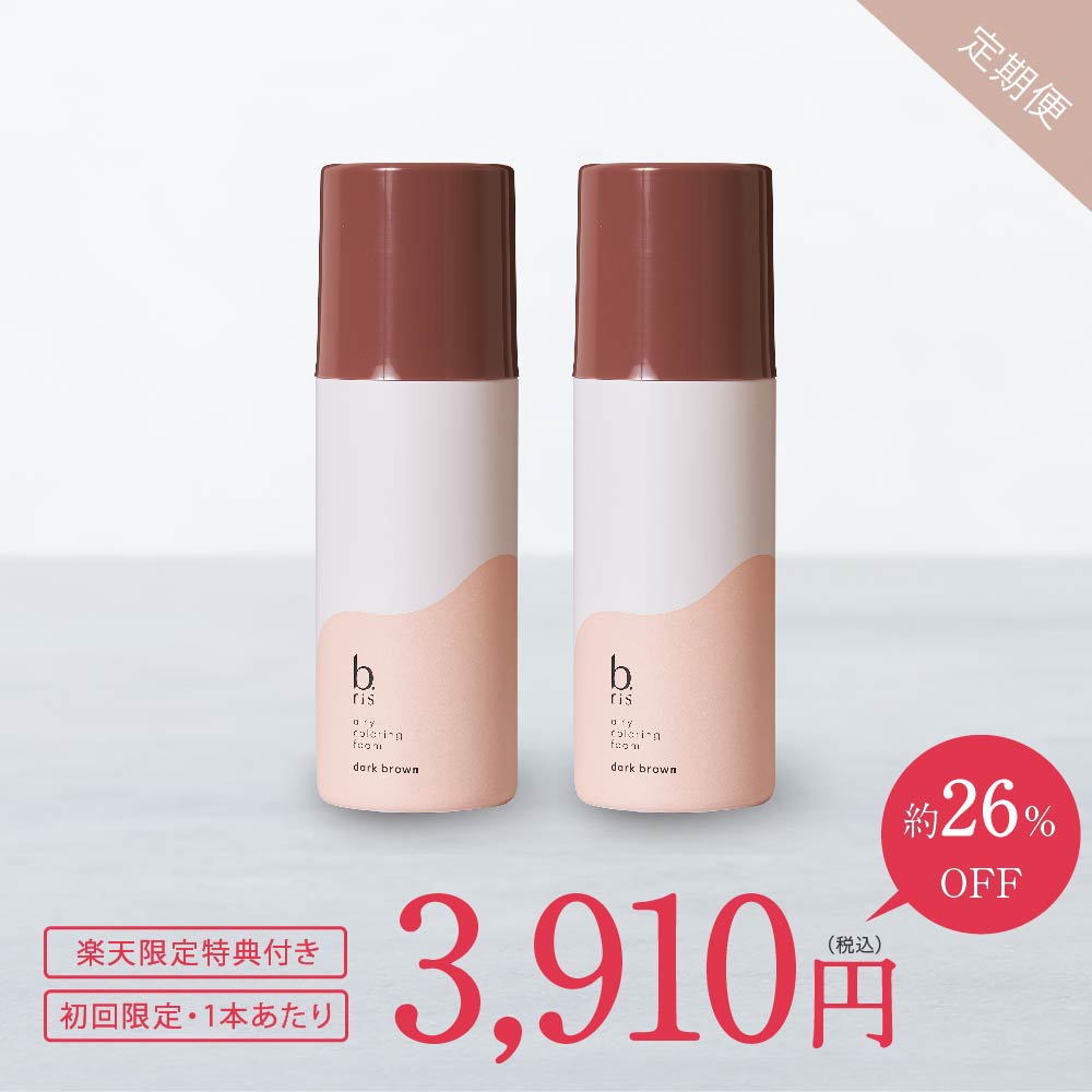 b ris エアリーカラーリングフォーム ダークブラウン 80g b ris