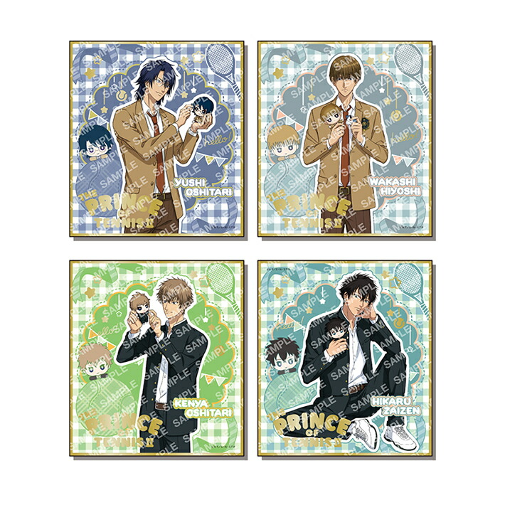 楽天市場】新テニスの王子様 箔押しミニ色紙コレクション 1BOX 8枚入り