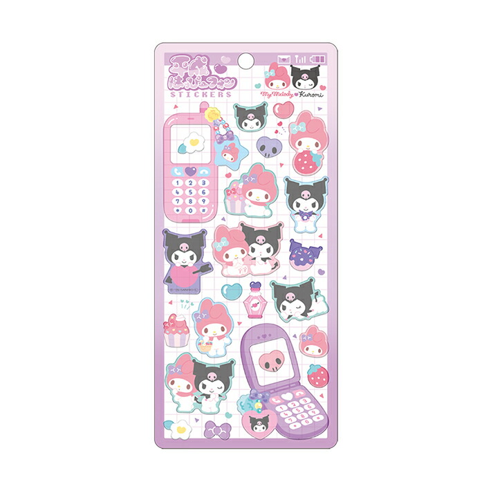 楽天市場】マイメロディ クロミ 平成はっぴーフォンステッカーズ