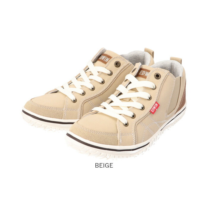 楽天市場】EDWIN スニーカー レディース 4649 通販 ミドルカット