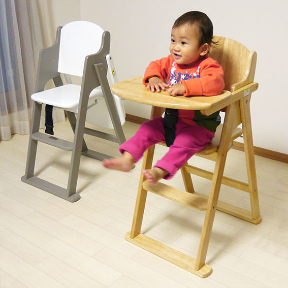 楽天市場】ヤトミ たためる 木製ハイチェア ベビーチェア 【あす楽対応