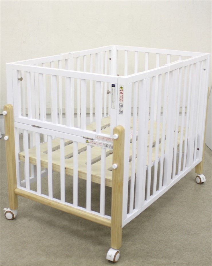 楽天市場】6ヶ月レンタル パタンII 折りたたみミニベビーベッド 大和屋