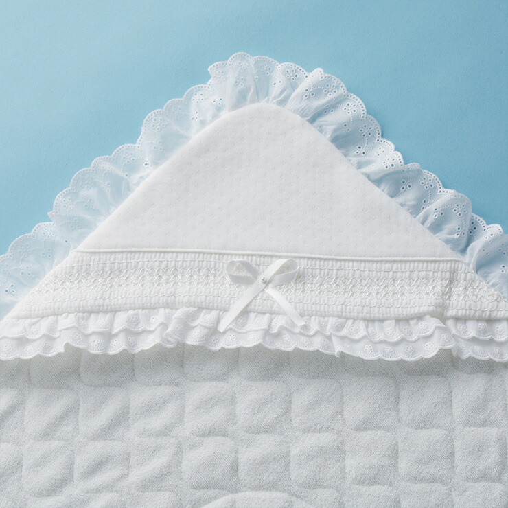 楽天市場】ミキハウス ジャカード織り セレモニー アフガン おくるみ