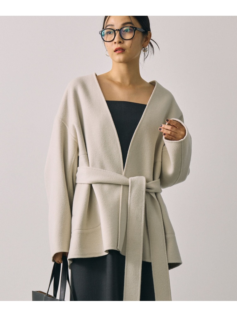 楽天市場】【SALE／60%OFF】リバーノーカラーコート BABYLONE バビロン