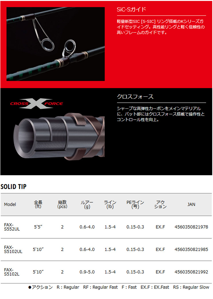 楽天市場】【在庫あり】メジャークラフト ファインテール エリア