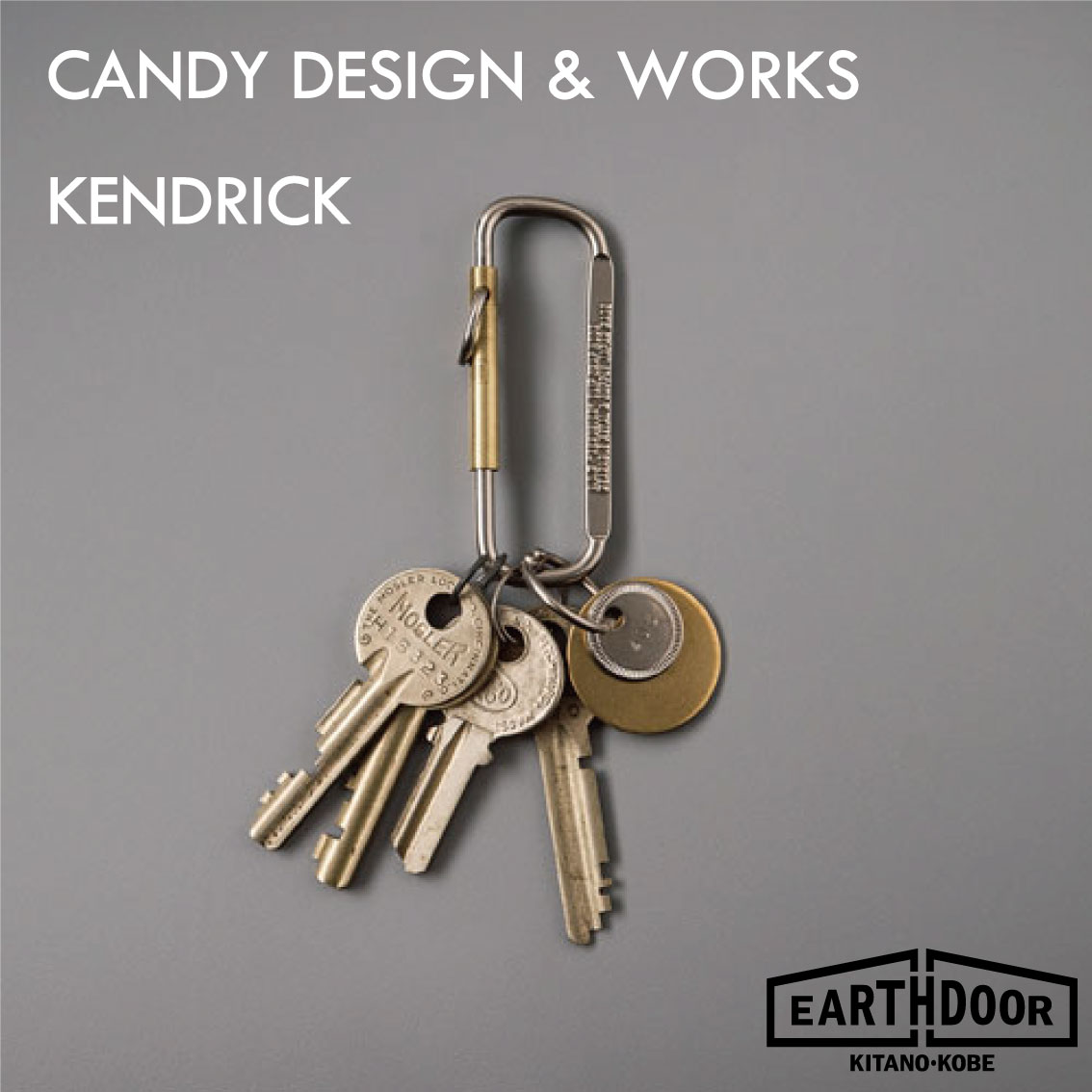 楽天市場】【名品】 KENDRICKケンドリック キーリング キーホルダー