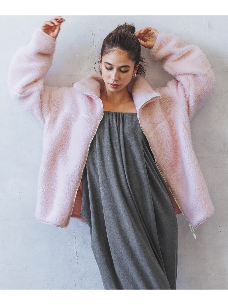 楽天市場】【SALE／50%OFF】【HEREIAM】スポーティーボアブルゾン