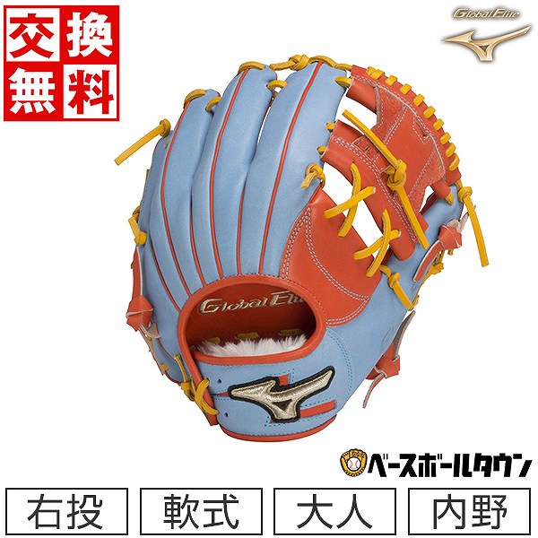 楽天市場】交換往復送料無料 野球 ミズノ MIZUNO 軟式用グローバル