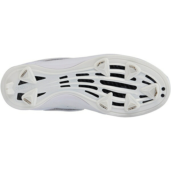 楽天市場】【交換往復送料無料】野球 スパイク 金具 大人 白 デサント