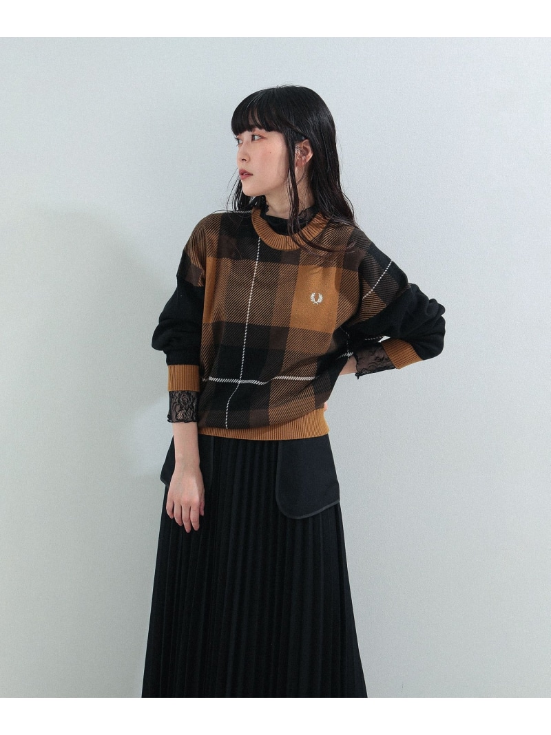 楽天市場】FRED PERRY * Ray BEAMS / 別注 タータンチェック ニット
