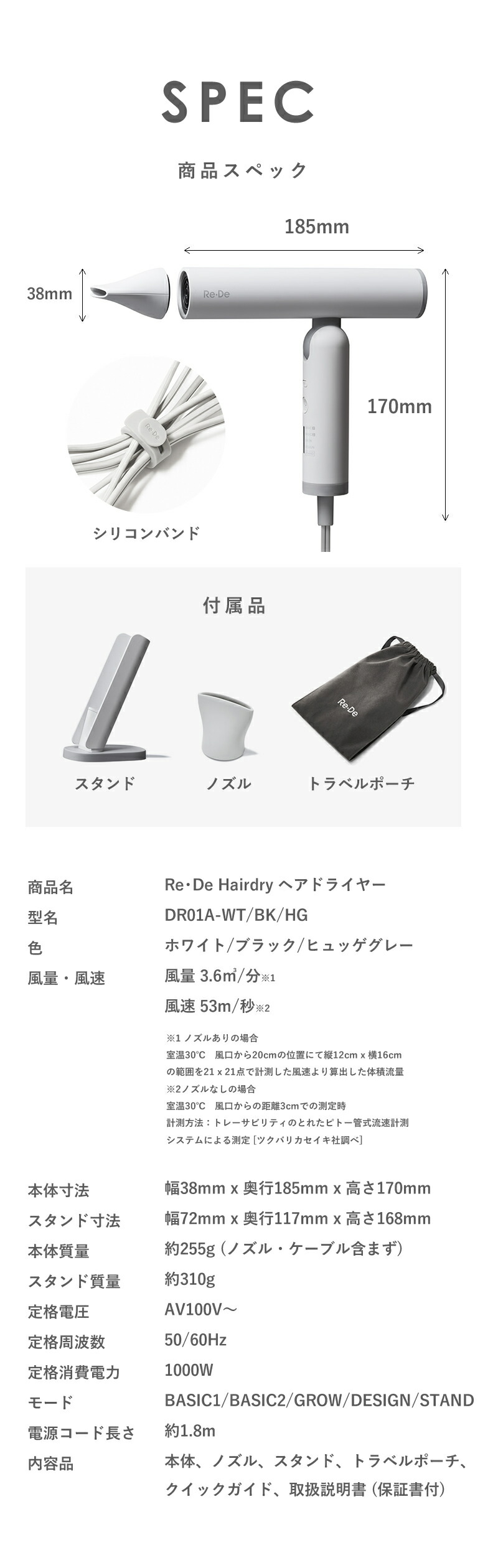 楽天市場】【楽天1位/送料無料/もれなくプレゼント付】Re・De Hairdry