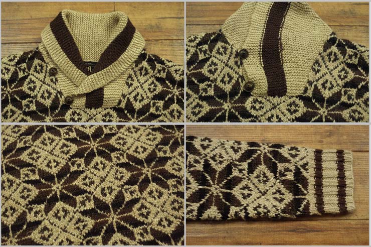 楽天市場】RRL ラルフローレン ダブルアールエル ショールカラー 雪柄