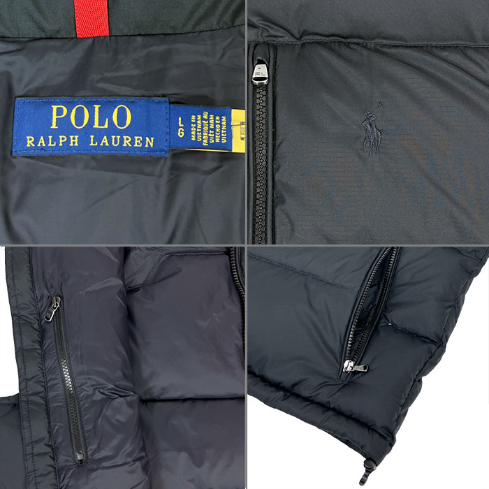 楽天市場】ラルフローレン POLO Ralph Lauren ダウン ベスト ブラック