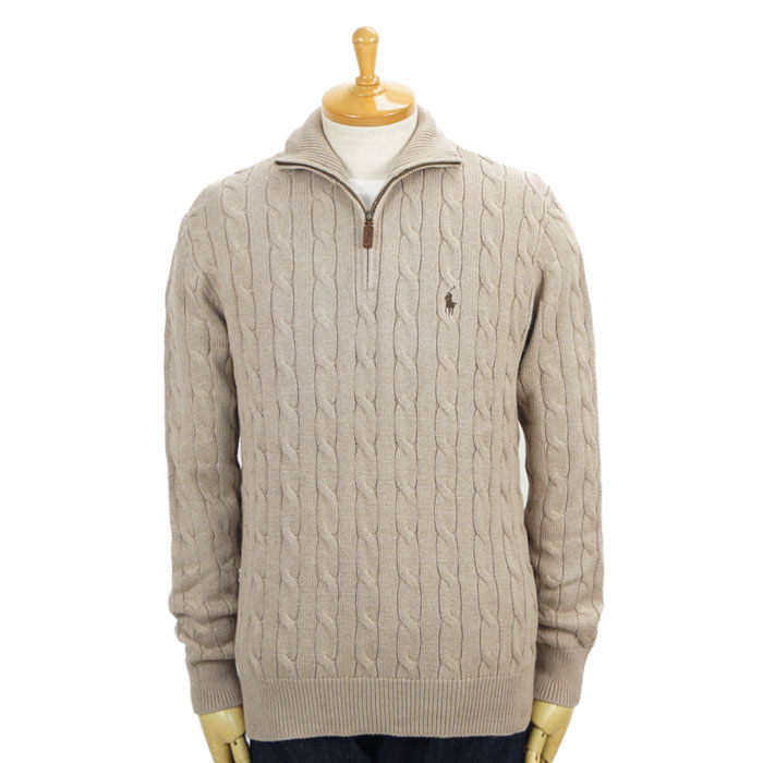 楽天市場】ラルフローレン POLO Ralph Lauren ケーブル ハーフジップ