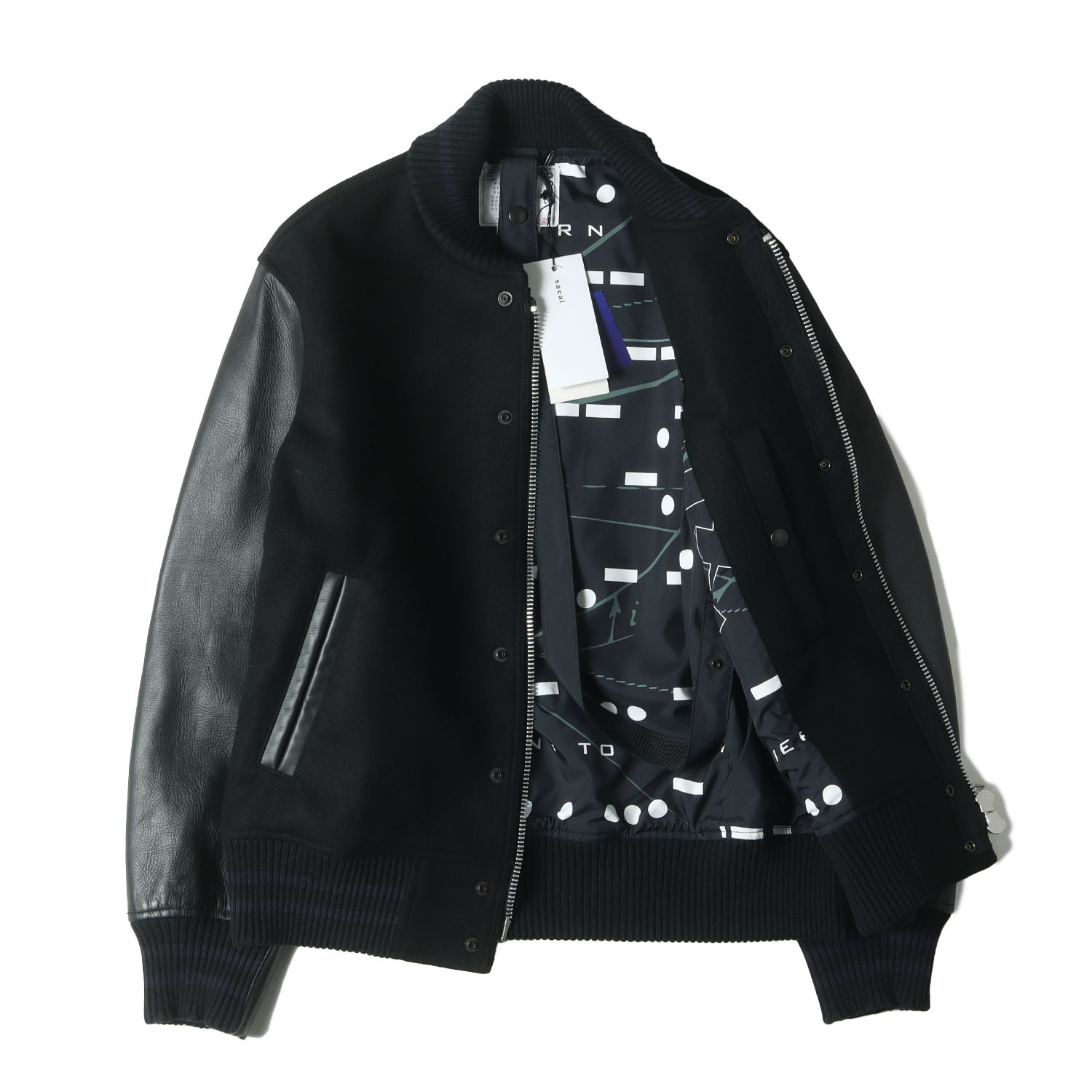 楽天市場】Sacai サカイ ジャケット サイズ:1 23AW Sロゴ ワッペン