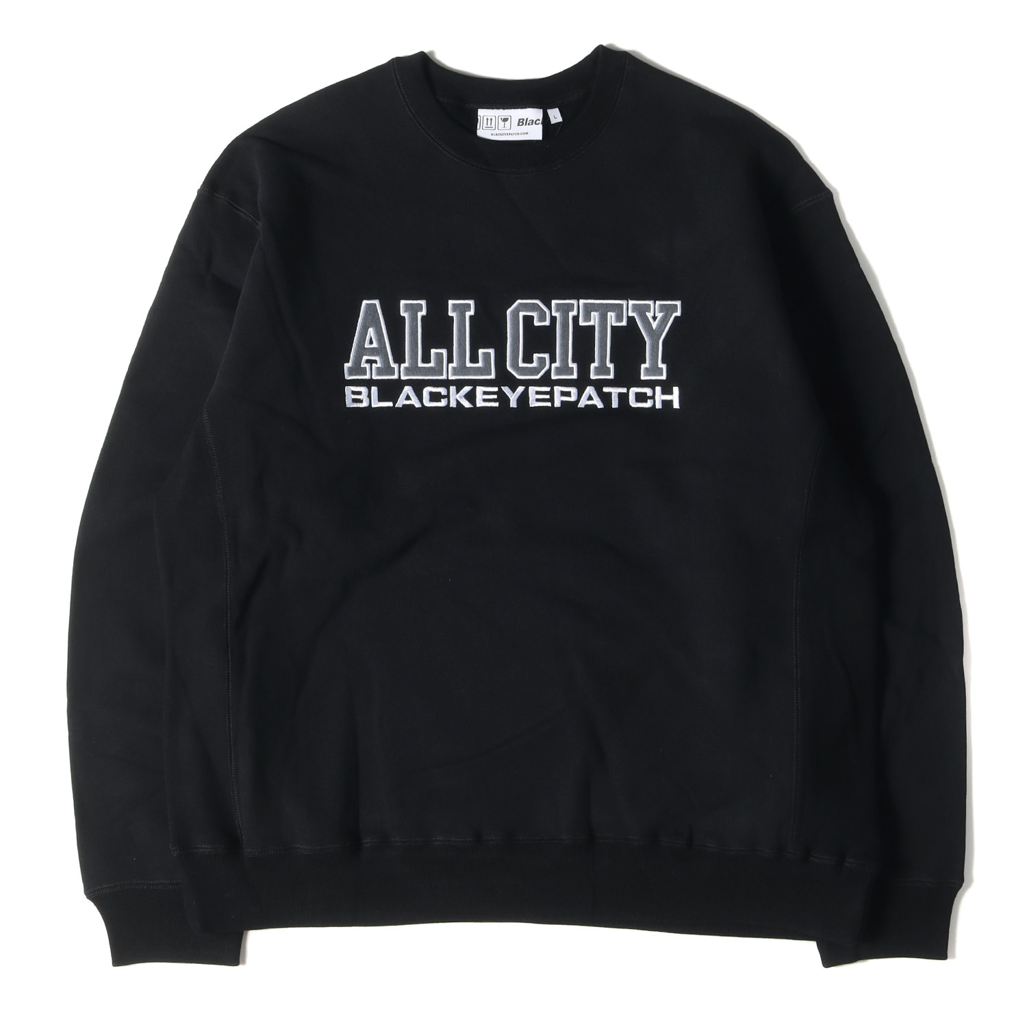 楽天市場】BlackEyePatch ブラックアイパッチ スウェット ALL CITYロゴ