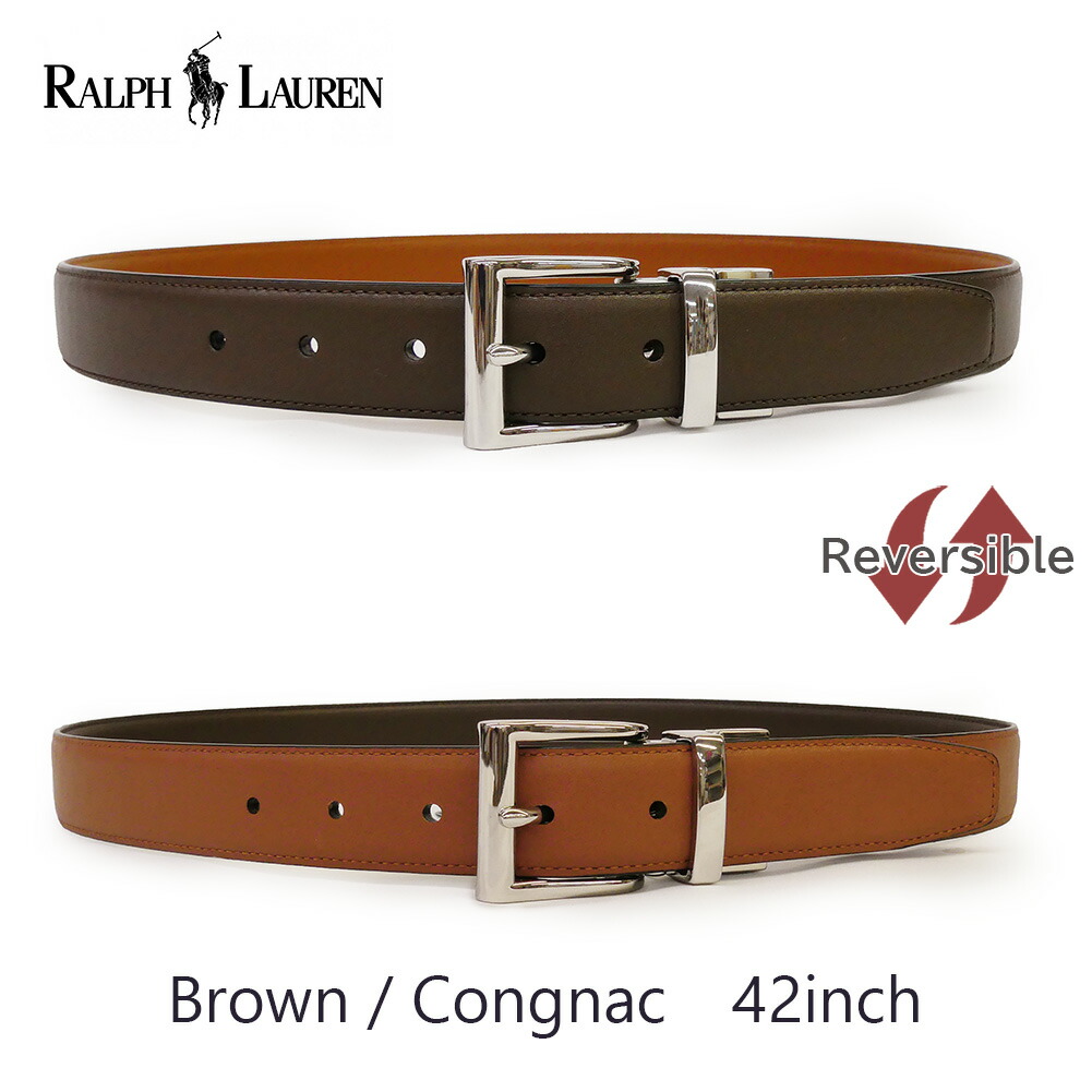 楽天市場】ポロ ラルフローレン リバーシブル メンズ レザー ベルト