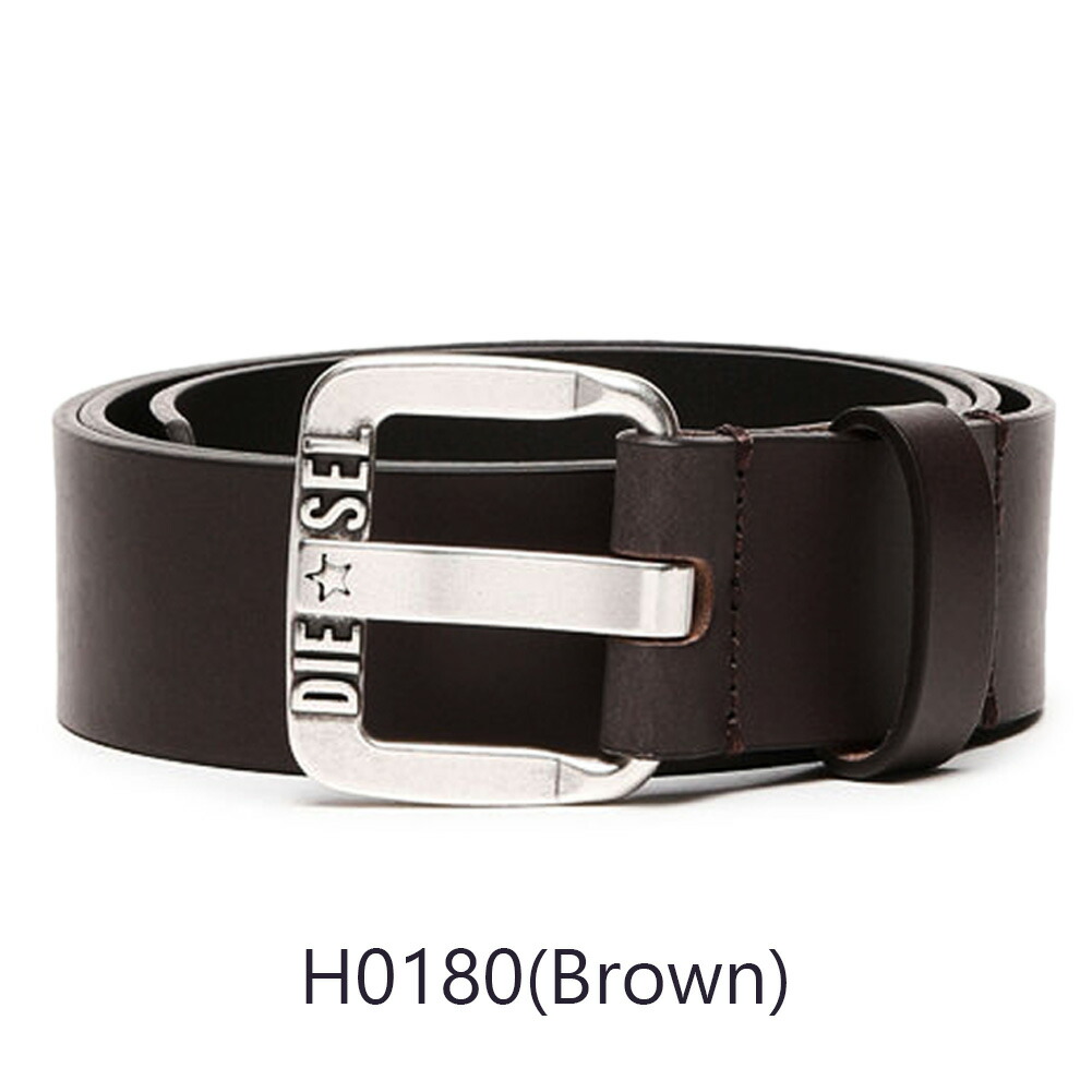 楽天市場】DIESEL ディーゼル メンズ レザー ベルト X08881 B-STAR2
