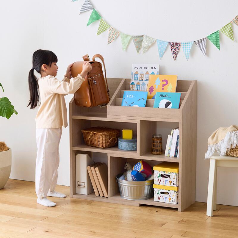 楽天市場】ランドセルラックにもなる 伸縮 絵本棚 | Bタイプ／幅90