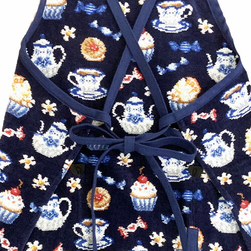 楽天市場】FEILER フェイラー スウィートトリート エプロン ネイビー