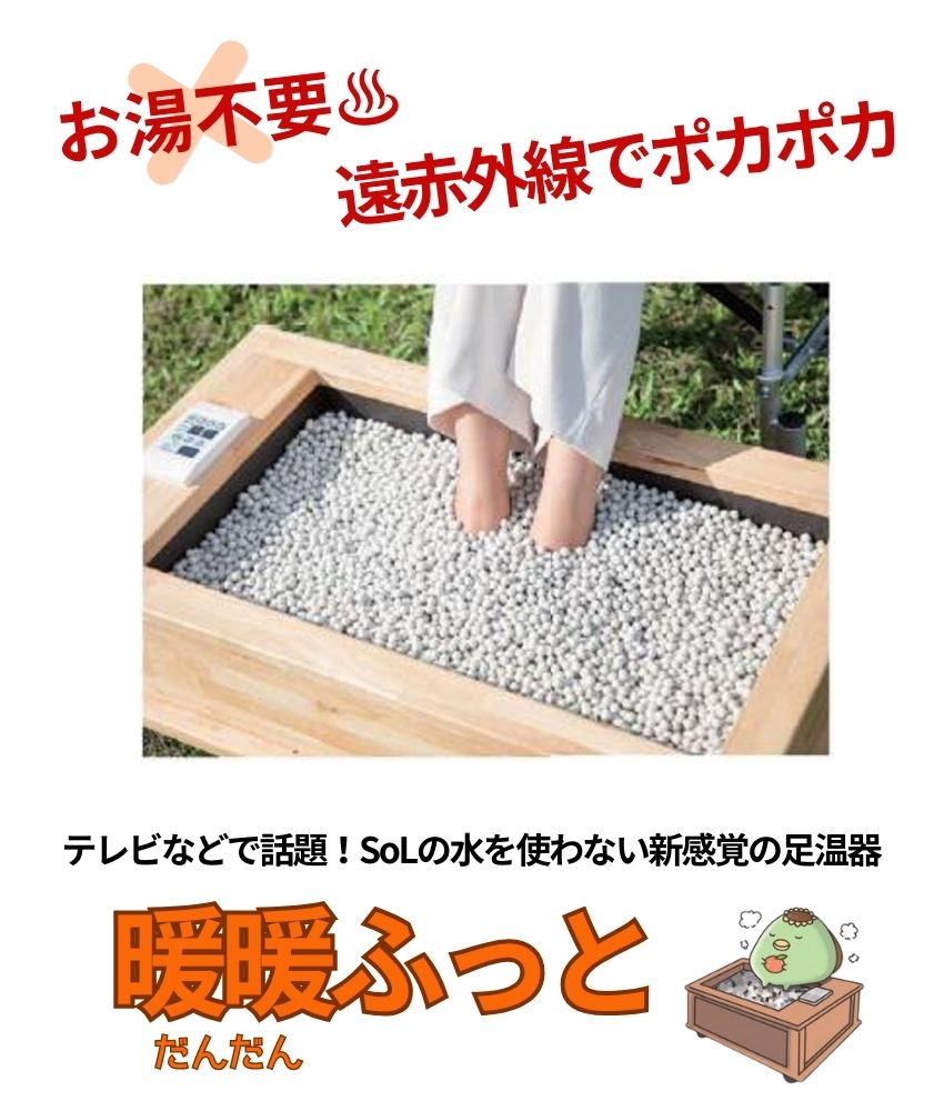 楽天市場】【お湯のいらない足湯】セラミックボール足温器 暖暖ふっと