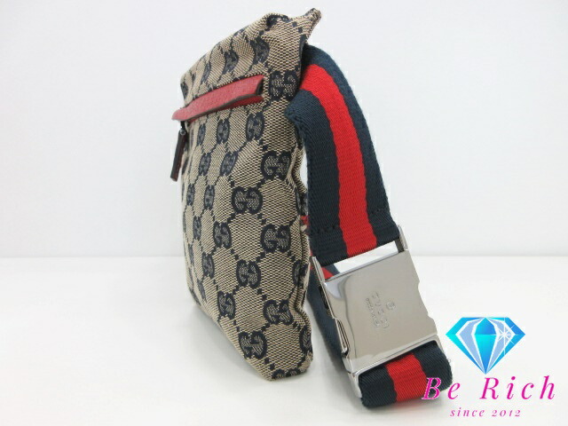 楽天市場】グッチ GUCCI ウエストバッグ 28566 GG ロゴ ベージュ