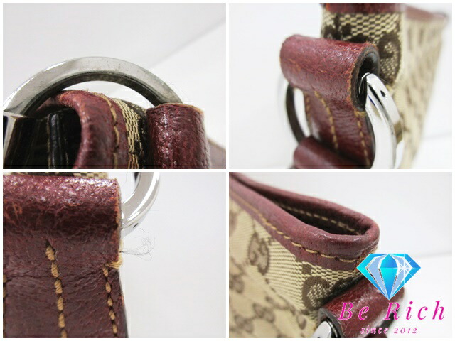 楽天市場】グッチ GUCCI GGキャンバス ショルダーバッグ 113013 レザー