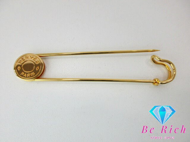 楽天市場】エルメス HERMES セリエ キルトピン ブローチ ゴールド