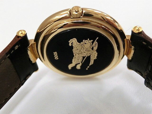 楽天市場】バーバリー チェック柄 メンズ 腕時計 SS/レザー ベルト交換