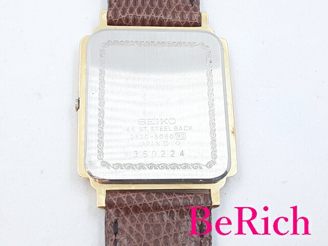 楽天市場】セイコー SEIKO ドルチェ メンズ 腕時計 9520-5060 14K 14金