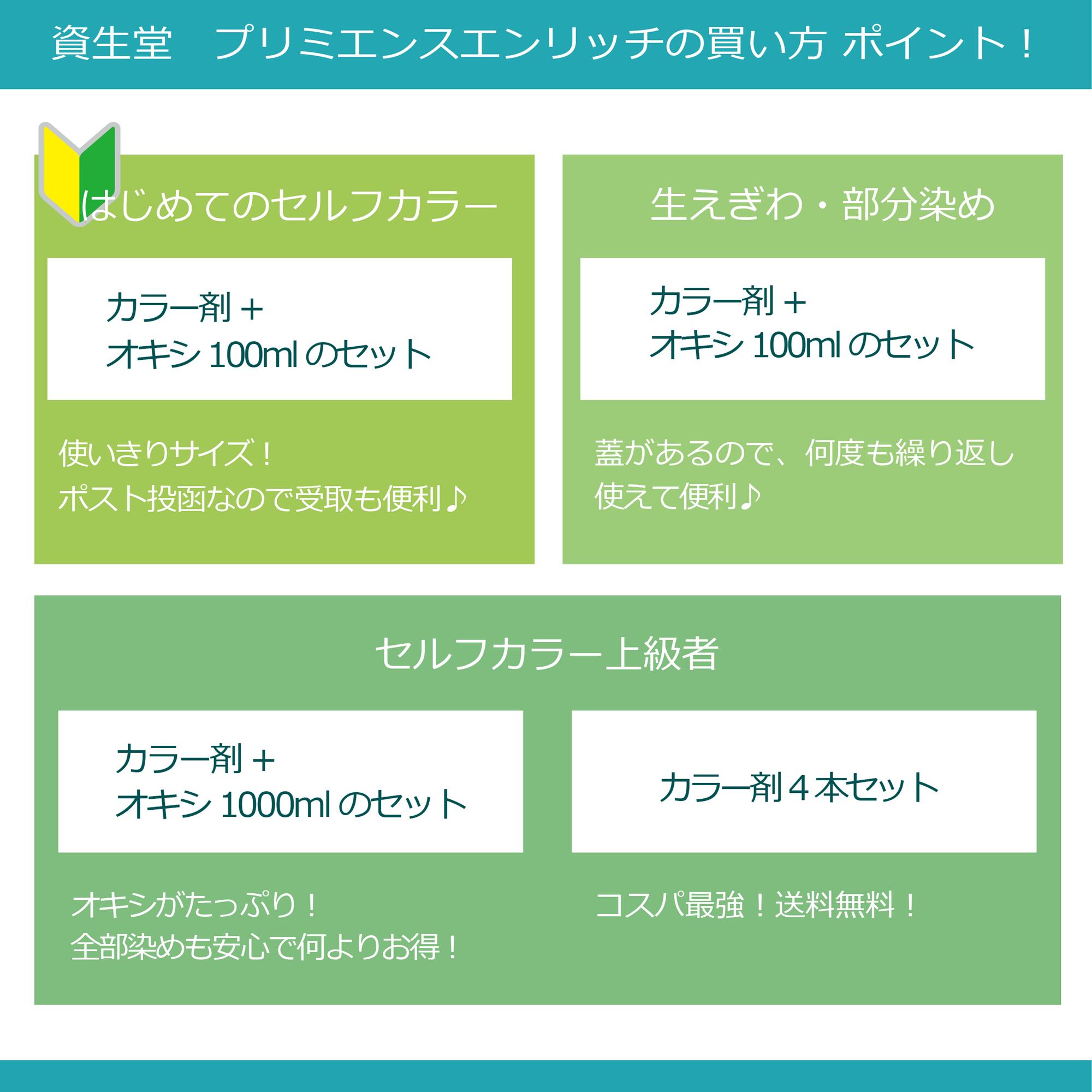 楽天市場】資生堂 プリミエンス オキシ 1リットル セット おしゃれ染め