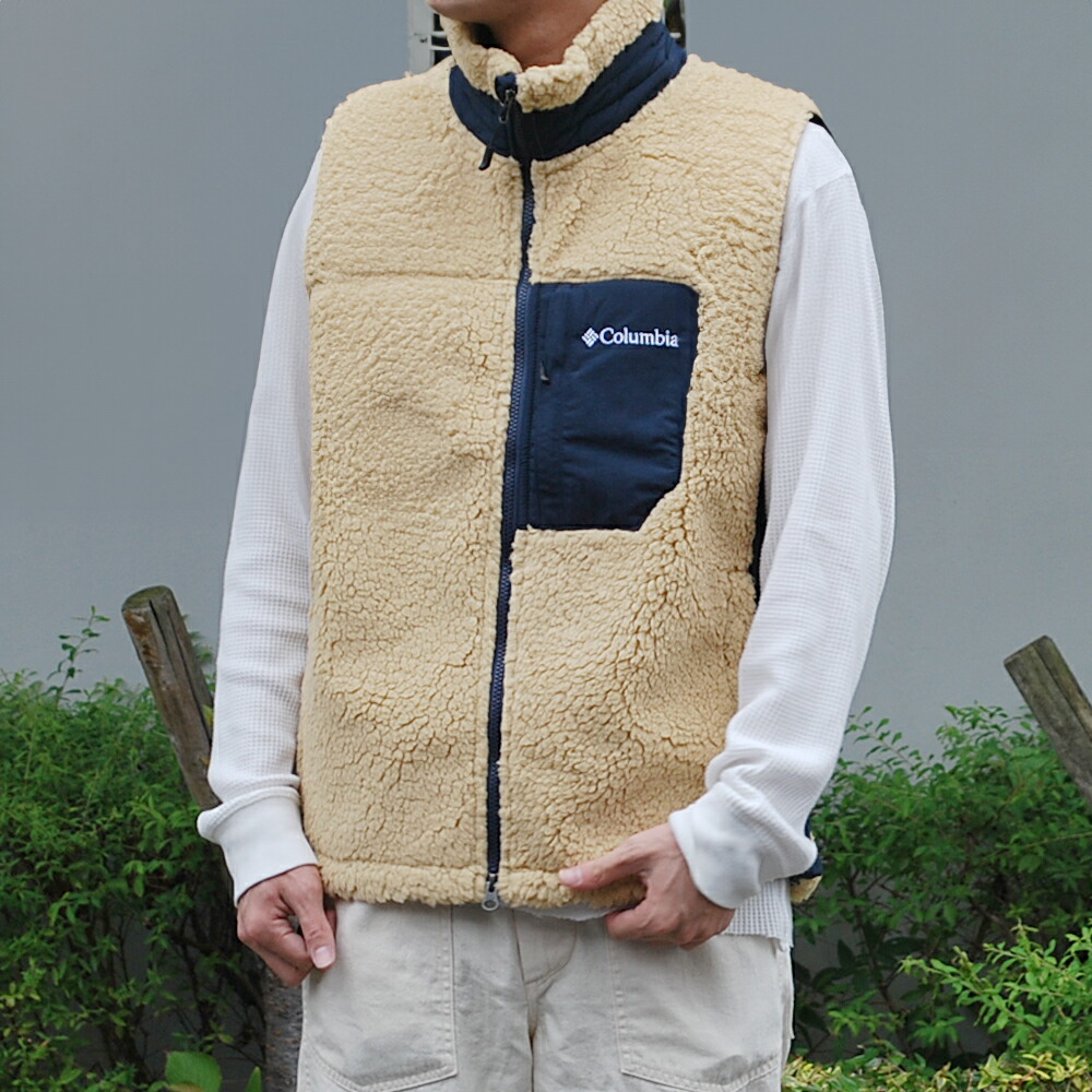 楽天市場】フリース ベスト メンズ ユニセックス コロンビア ボア