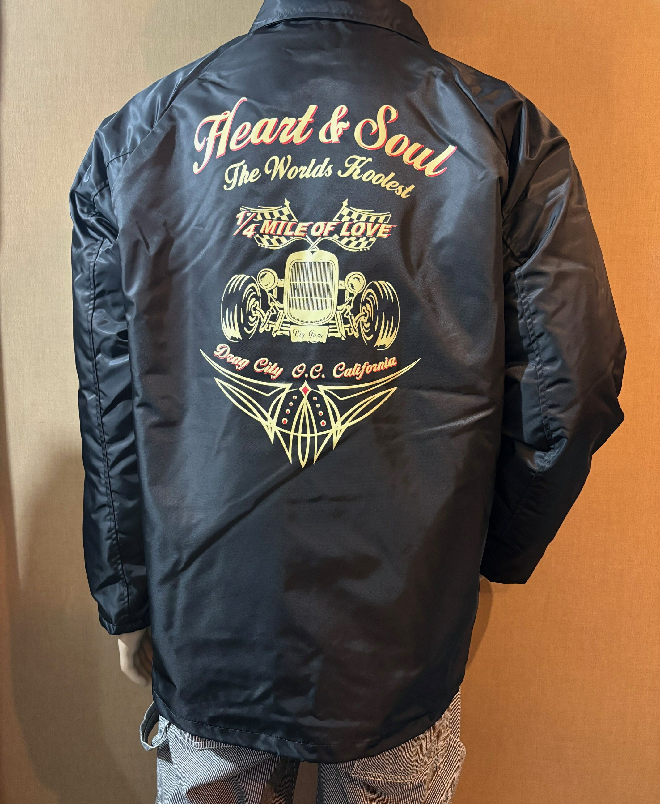 楽天市場】NEW BODY!ボア付 コーチジャケット ハーレー バイカー アメ