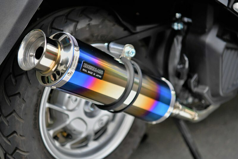 楽天市場】リード125（2BJ-JF45） SS300 ヒートチタンSP マフラー 政府