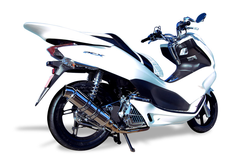 楽天市場】ホンダ PCX JF28 カスタム ステンレス マフラー ガスケット